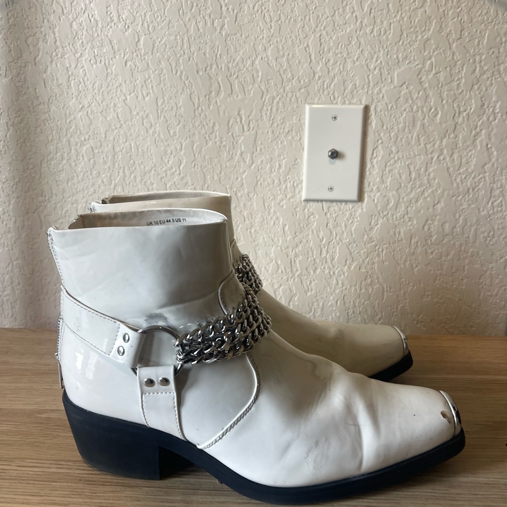 ASOS White Chelsea Boots